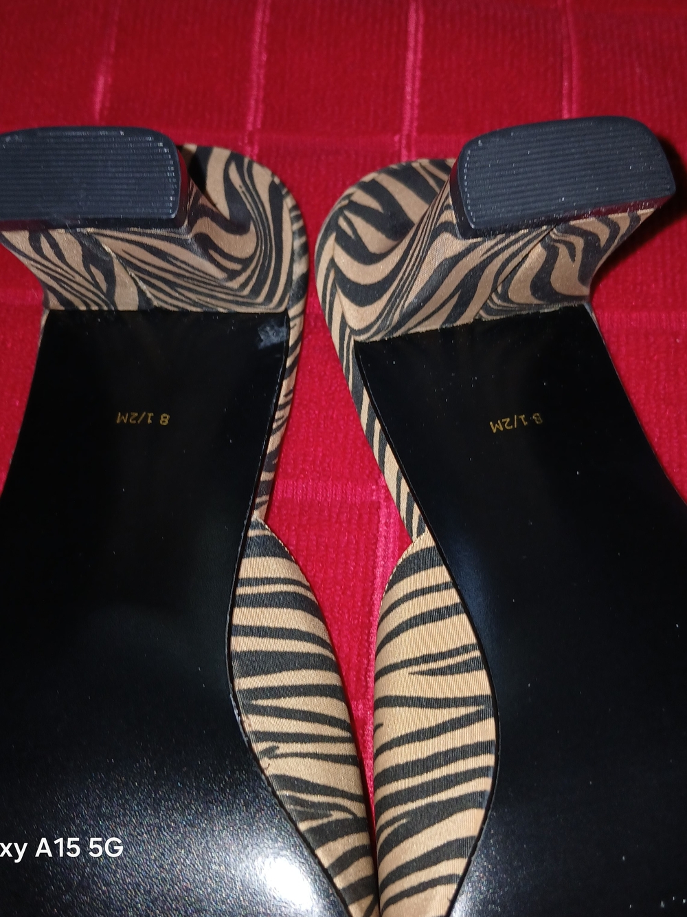 Karen Scott Black and Brown Tiger-Zebra-Print Slip-On Mules - Picture 7 of 10